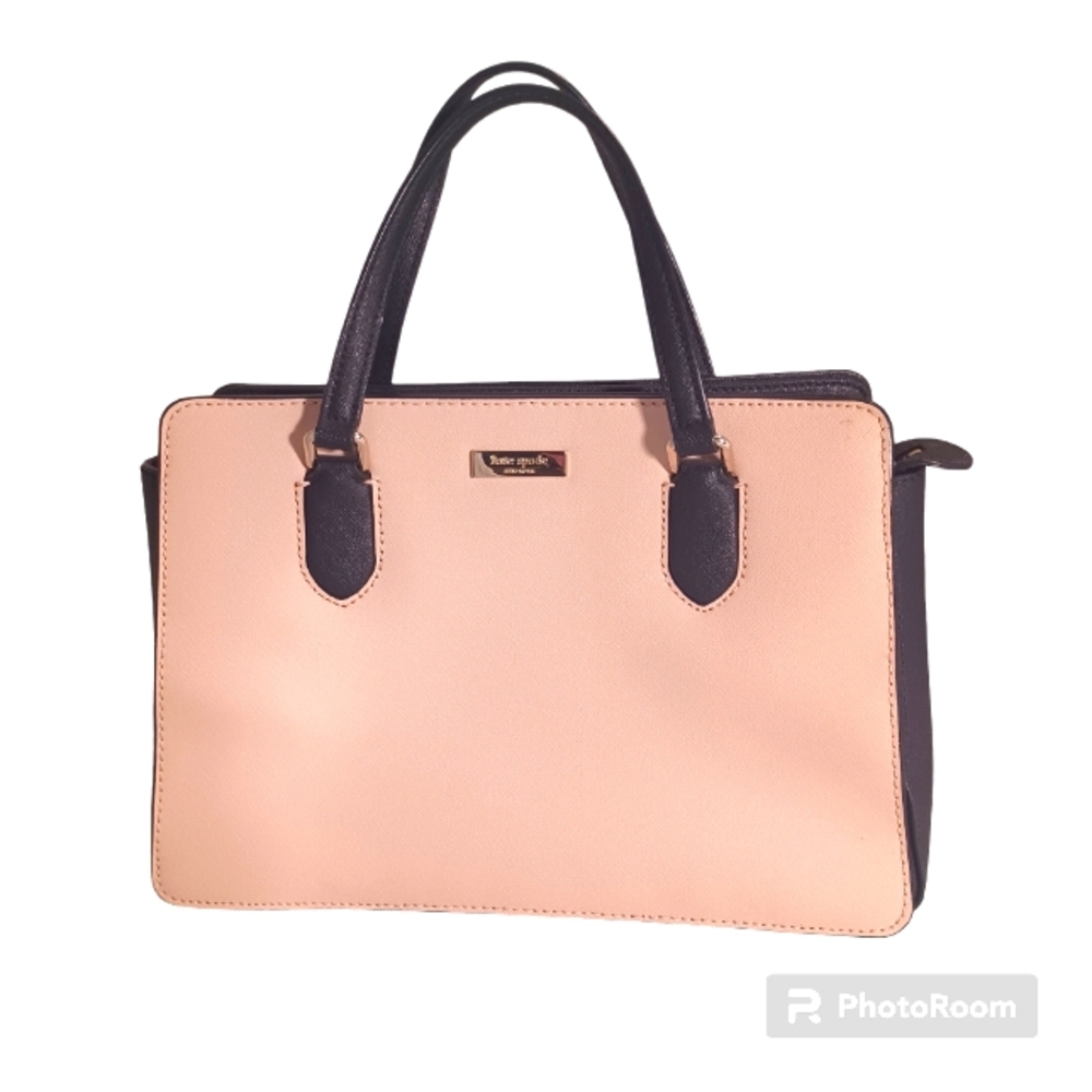 Kate Spade two Tone handbag ,black and cream color .Gently used